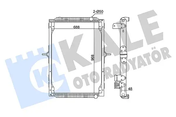 KALE 362810 Radyatör resmi
