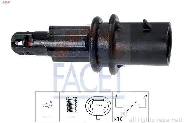 FACET 10.4033 Hava Filtre Sensörü 1238079 resmi