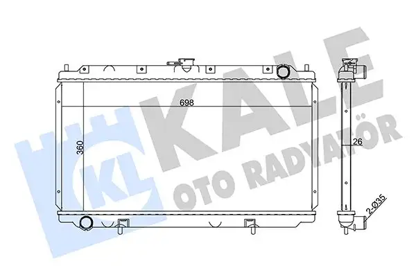 KALE 351860 Radyatör resmi