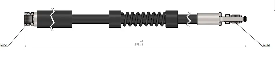 CAVO C900340A Ön Fren Hortumu 2T142078AG resmi