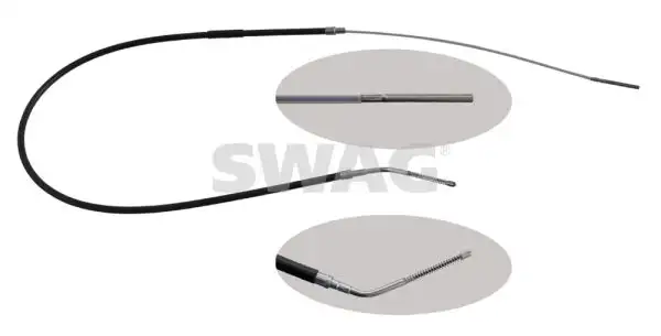 SWAG 20901756 El Fren Halatı (Arka) 34411159048 resmi