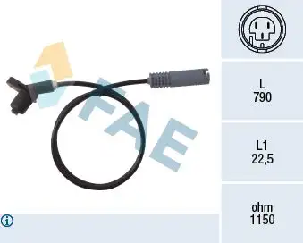 FAE 78017 ABS Hız Sensörü (Arka) resmi