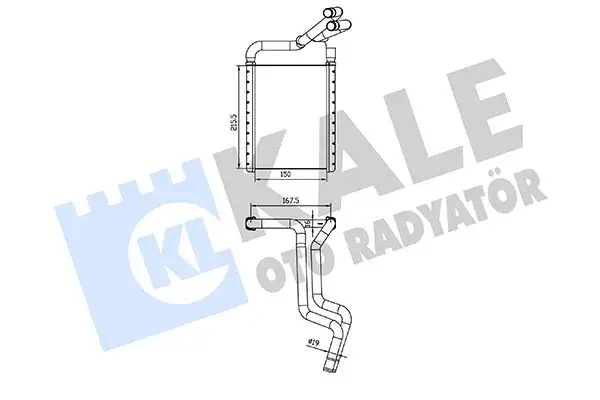KALE 370690 Kalorifer Radyatörü 971381G900 resmi