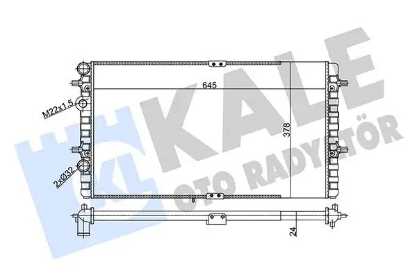 KALE 356305 Radyatör resmi