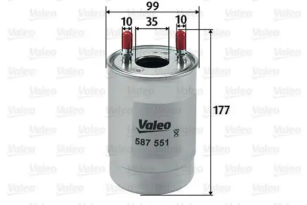 VALEO 587551 Yakıt Filtresi resmi