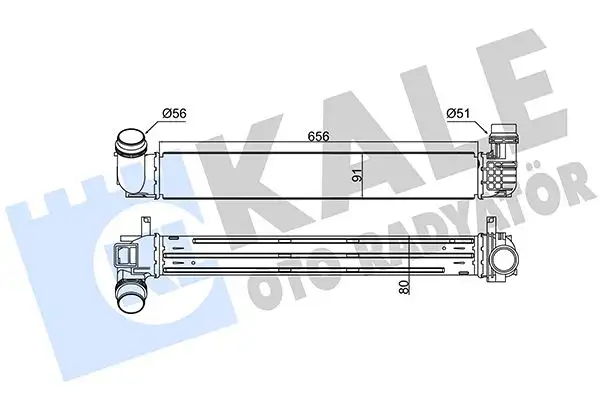 KALE 345110 Turbo Radyatörü resmi