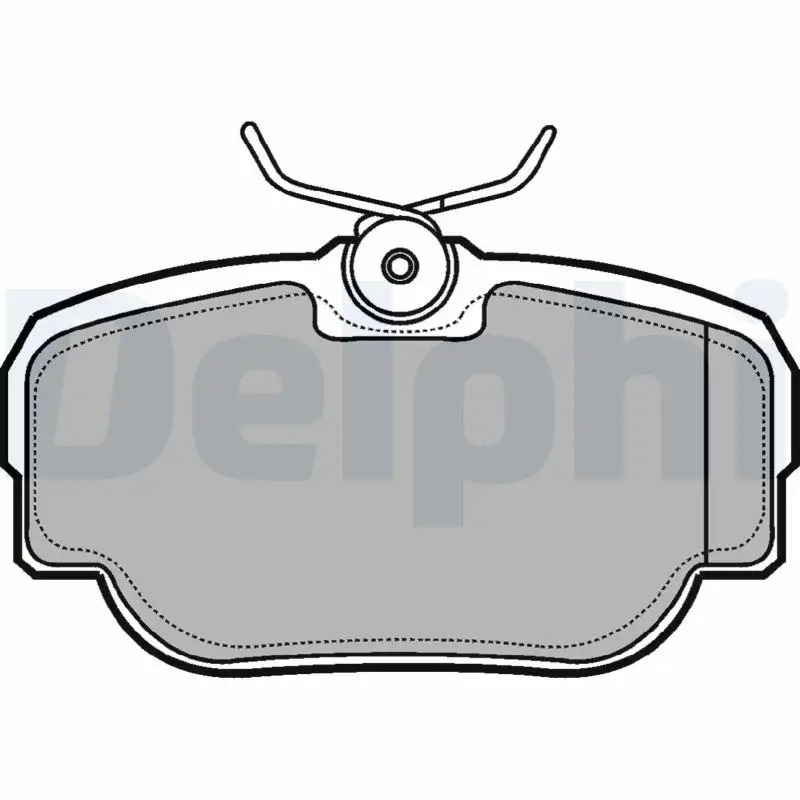 DELPHI LP914 Arka Fren Balatası resmi