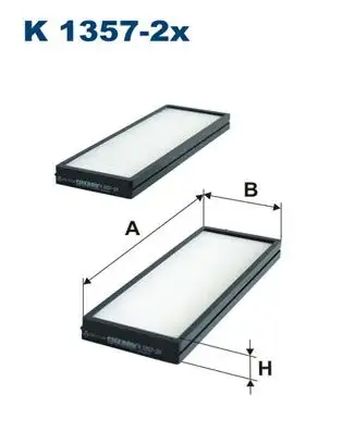 FILTRON K1357-2X Polen Filtresi 971334P000 resmi