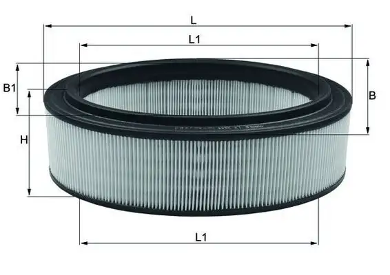MAHLE LX2844 Hava Filtresi resmi