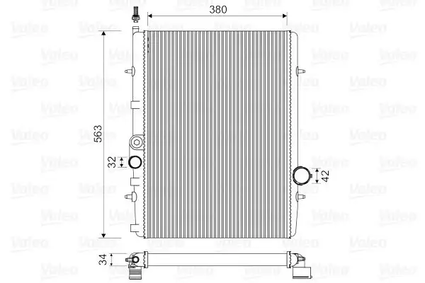 VALEO 732906 Radyatör resmi