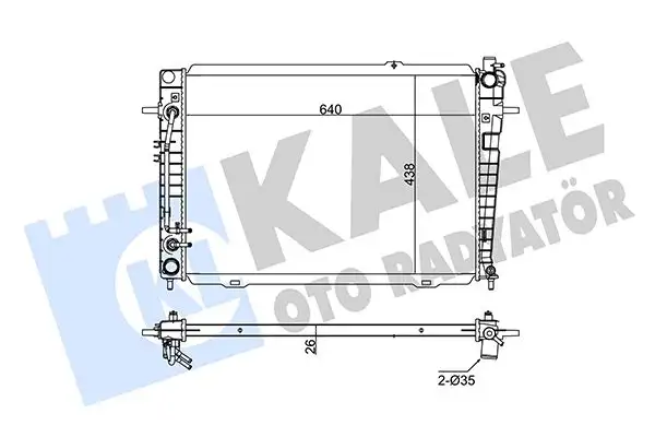 KALE 351240 Radyatör resmi