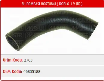 MASTER M2763 Devirdaim Hortumu 46805188 resmi