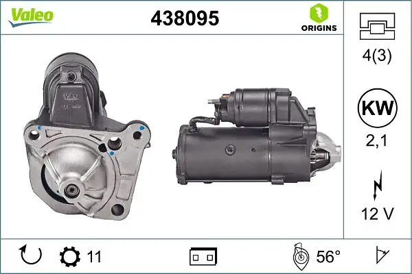 VALEO 438095 Marş Motoru resmi