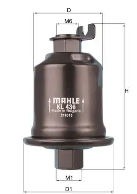 MAHLE KL436 Yakıt Filtresi resmi