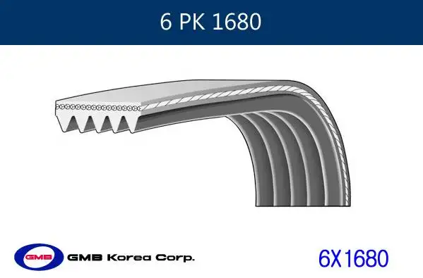 GMB 6PK1680 Kayış resmi