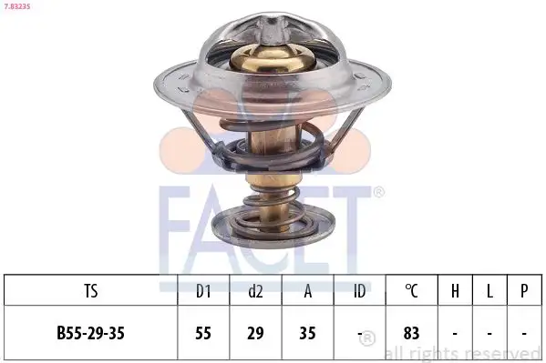 FACET 7.8323S Termostat resmi
