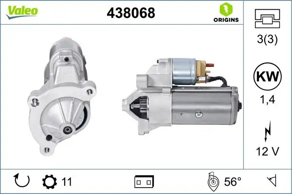 VALEO 438068 Marş Motoru resmi