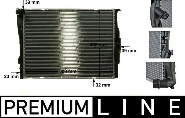MAHLE CR1090000P Radyatör 17117564654 resmi