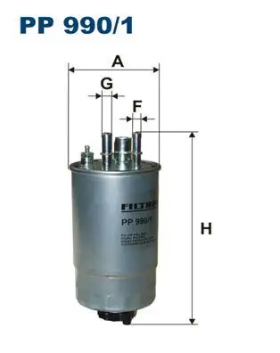FILTRON PP990/1 Yakıt Filtresi 813058 resmi