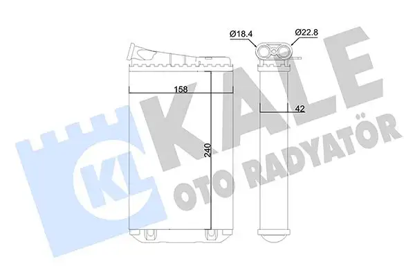 KALE 346820 Kalorifer Radyatörü resmi