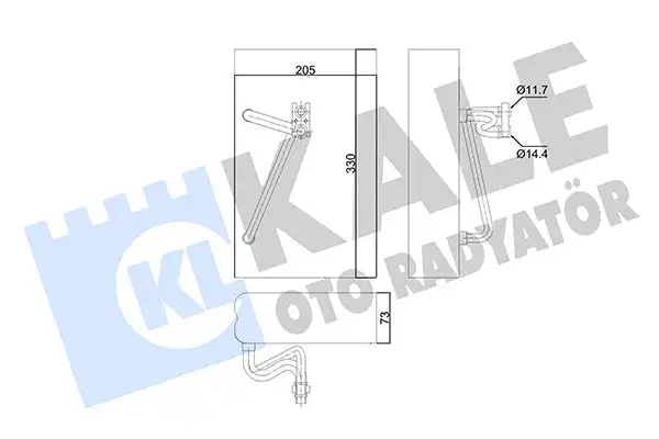 KALE 350030 Klima Radyatörü resmi