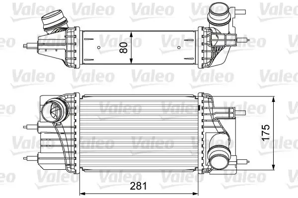 VALEO 818666 Turbo Radyatörü 144611KB2A resmi