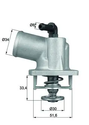 MAHLE TI5592D Termostat resmi