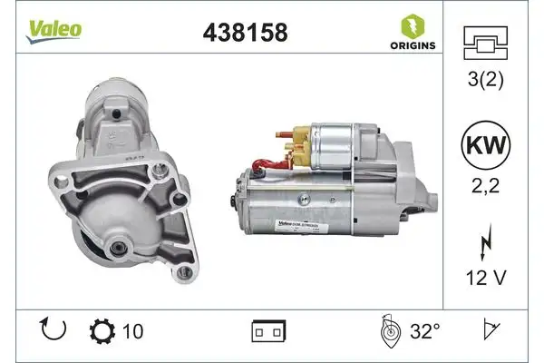 VALEO 438158 Marş Motoru resmi