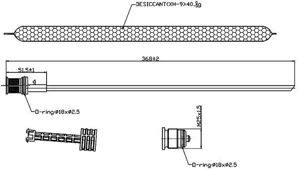 MAHLE AD89000S Klima Kurutucu Tüpü 7E0298403 resmi