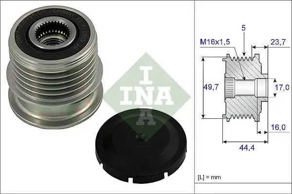INA 535001110 Alternatör Kasnağı resmi