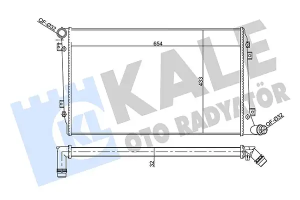 KALE 356930 Radyatör resmi