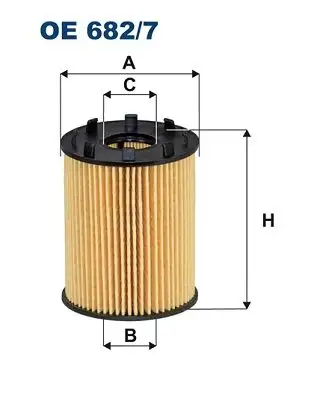 FILTRON OE682/7 Yağ Filtresi resmi