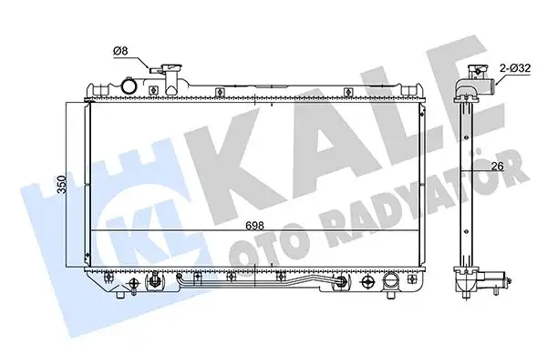 KALE 348180 Radyatör resmi