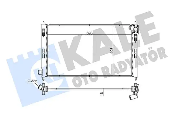 KALE 345990 Radyatör resmi