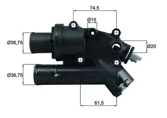MAHLE TH4683 Termostat resmi
