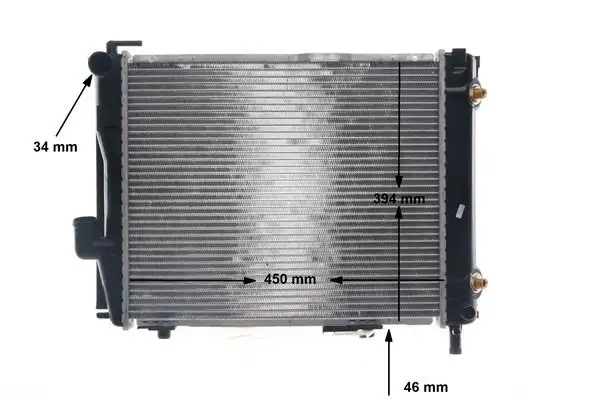 MAHLE CR257000S Radyatör A1245001503 resmi