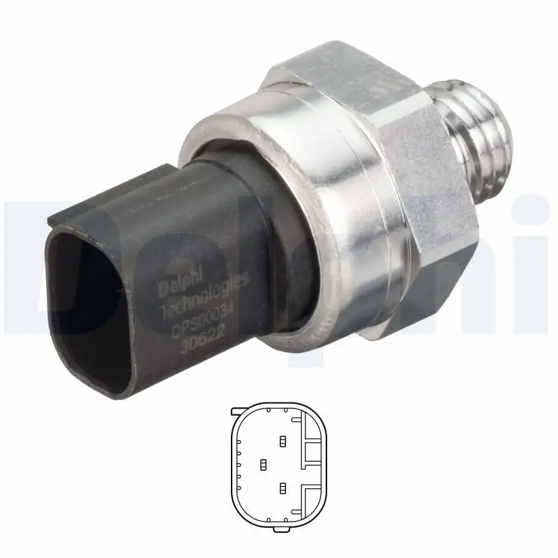 DELPHI DPS00034-12B1 Egzoz Basınç Sensörü A0091535228 resmi