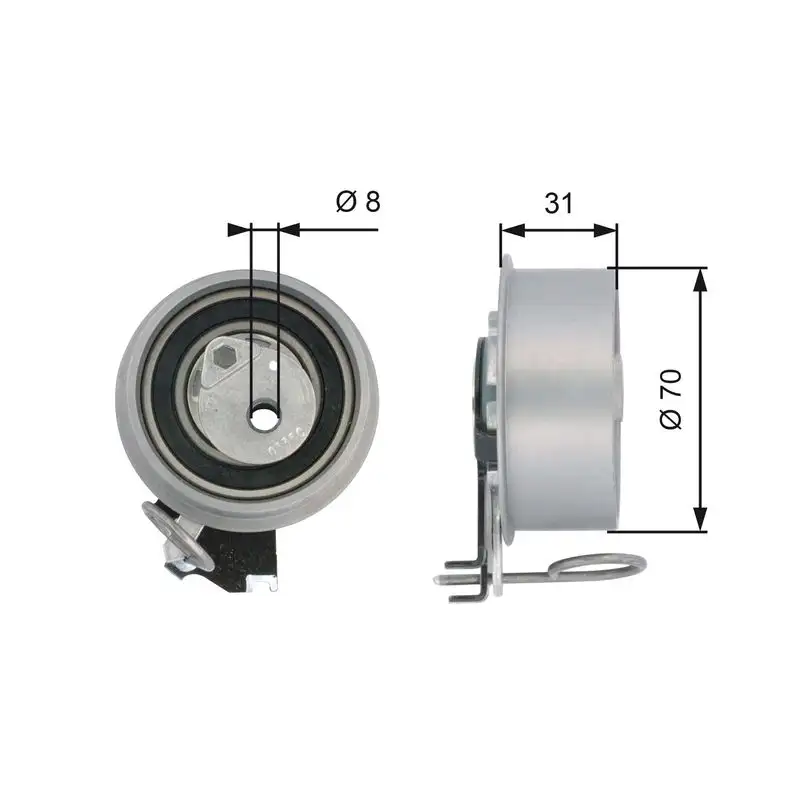 GATES T43135 Triger Gergi Rulmanı 2441023050 resmi