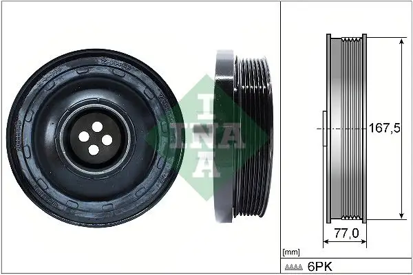 INA 544013710 Krank Kasnağı 11238512072 resmi