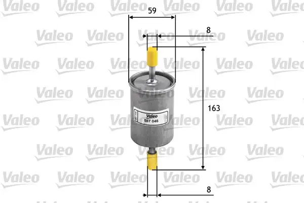 VALEO 587046 Yakıt Filtresi resmi