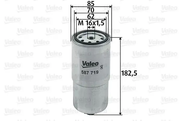 VALEO 587719 Yakıt Filtresi resmi