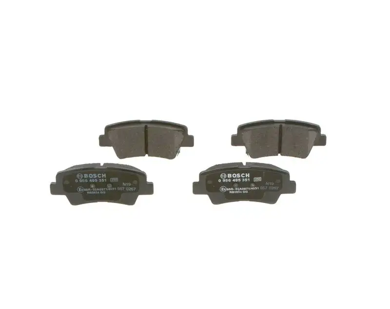BOSCH 0986495351 Arka Fren Balatası resmi