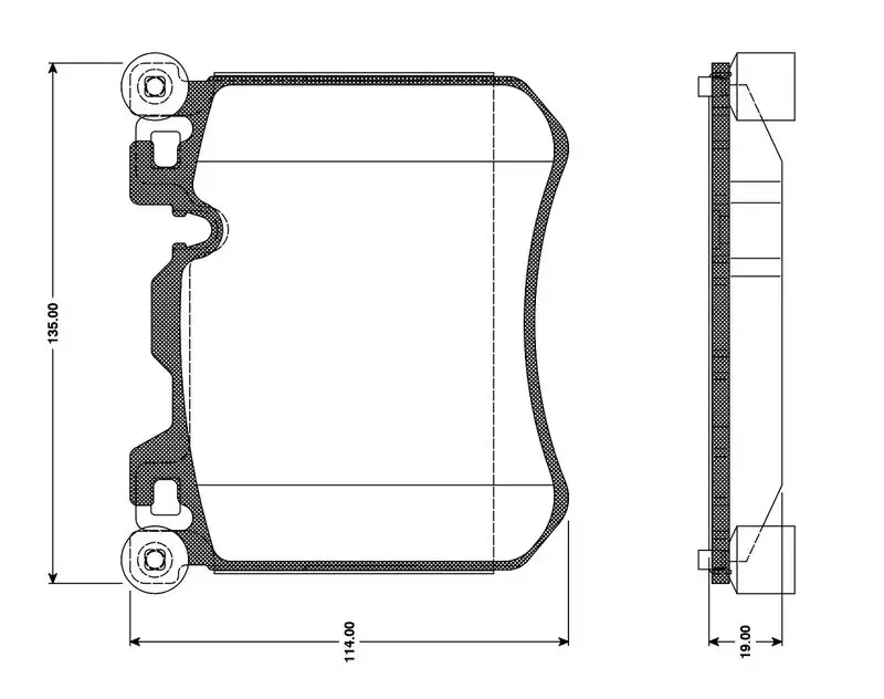 BOSCH 0986TB3099 Ön Fren Balatası resmi