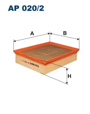 FILTRON AP020/2 Hava Filtresi resmi