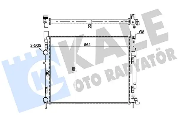 KALE 351010 Radyatör resmi