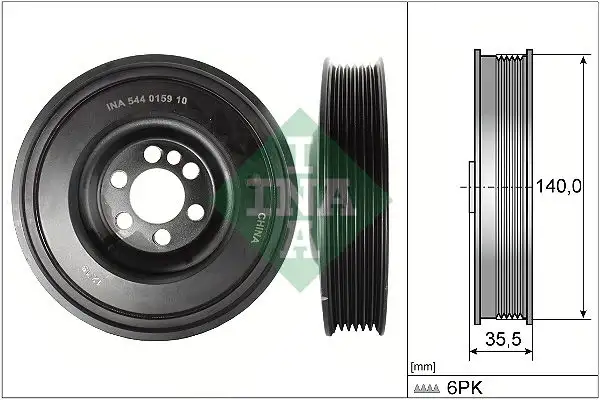 INA 544015910 Krank Kasnağı 06F105243H resmi