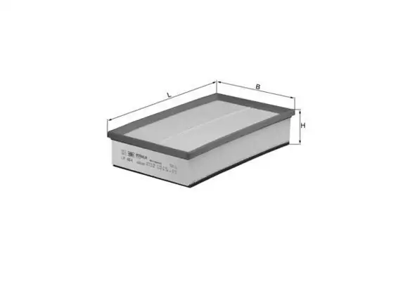 MAHLE LX864 Hava Filtresi 7H0129620A resmi