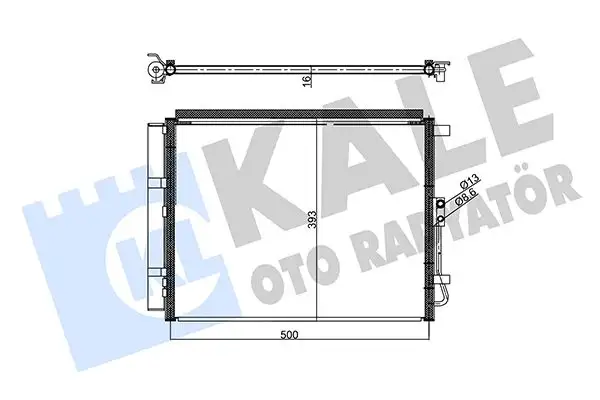 KALE 345410 Klima Radyatörü 97606A2001 resmi