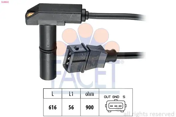 FACET 9.0054 Krank Sensörü 12141708619 resmi