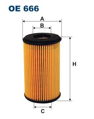 FILTRON OE666 Yağ Filtresi resmi